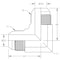 World Wide Fittings Male JIC to Male JIC 90 Degree Union Elbow F5505X02X02 - alternate 2